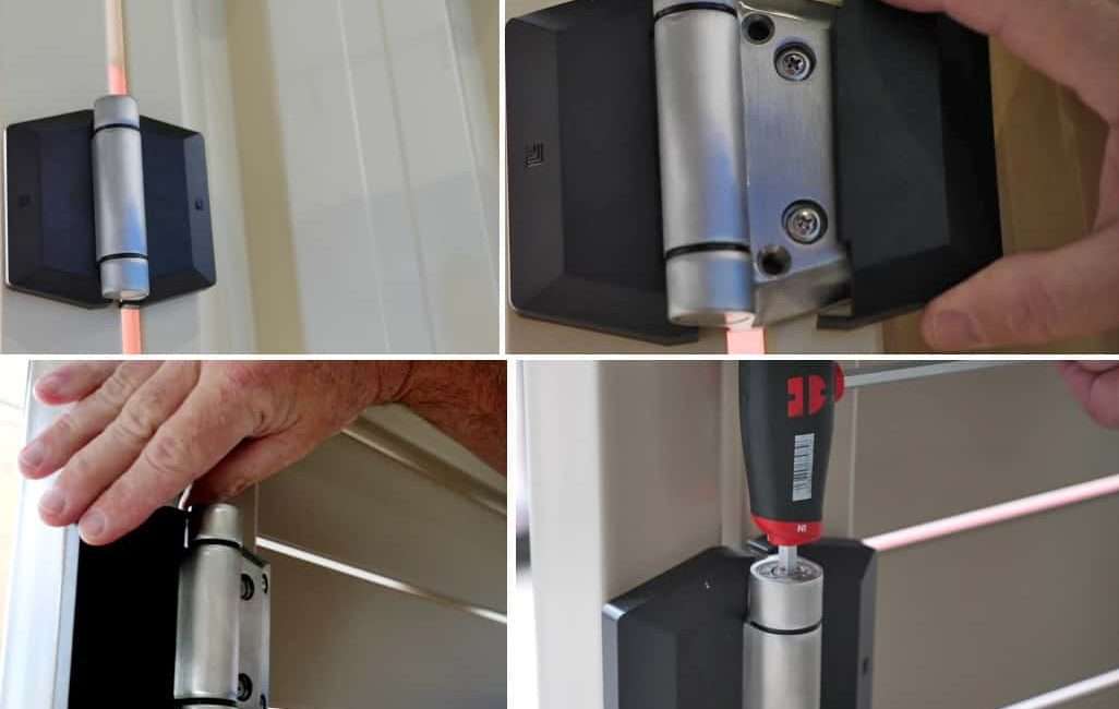 Polaris 156 Utility Face Fit Hinge on Metal Gates 1 Polaris 156 Utility Face Fit Hinge on Metal Gates