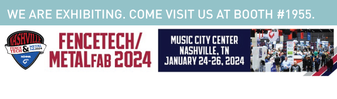 POLARIS ARE EXHIBITING AT FENCETECH IN NASHVILLE TENNESSEE JAN 24-26 9 FenceTech24 white